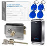 Комплект СКУД KIT-MT1301MF-WP-SS до 10000 пользователей, металл, тип Mifare, механический никелерованный замок