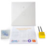 Выключатель света ZigBee ZW-E1 ZigBee с Алисой, одноклавишный сенсорный, белый