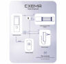 Комплект СКУД KIT-3D01EM-WP-W-280 распознавание лиц, RFID, WIFI