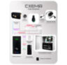 Система СКУД KIT-M010EM-WP-B на 1 дверь, электромеханический НЗ замок, уличный контроллер 10000 карт, EM-Marine 125кГц