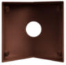 Кронштейн для камеры видеонаблюдения монтажный угловой малый медный 100х100