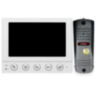 Комплект видеодомофона Ps-Link PS-854KB Grey с вызывной панелью, управление электрозамком, монитор 4" для квартиры, дома, дачи