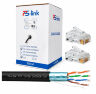 Кабель витая пара FTP4 cat.5E CCA 30 метров FTP-CCA30-OUT уличный