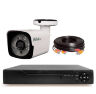 Комплект видеонаблюдения AHD 2Мп KIT-C201HD 1 камера для улицы
