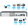 Комплект видеонаблюдения AHD 2Мп KIT-B202HD 1 камера для помещения, 1 камера для улицы