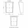 Козырёк для панели доступа PS-ACM323 Коричневый