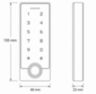 Система СКУД KIT-TF2EM-WP-W-G отпечаток пальца, кодовая панель, металлическая, RFID, WIFI
