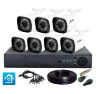 Комплект видеонаблюдения AHD 5Мп KIT-C507HD 7 камеры для улицы