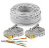 Кабель UTP4 cat.5E CCA 100 метров UTP-CCA100 с коннекторами RJ-45