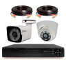 Комплект видеонаблюдения AHD 5Мп KIT-B502HD 1 камера для улицы, 1 камера для помещения