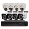 Комплект видеонаблюдения AHD 5Мп KIT-B508HD 4 камеры для улицы, 4 камеры для помещения